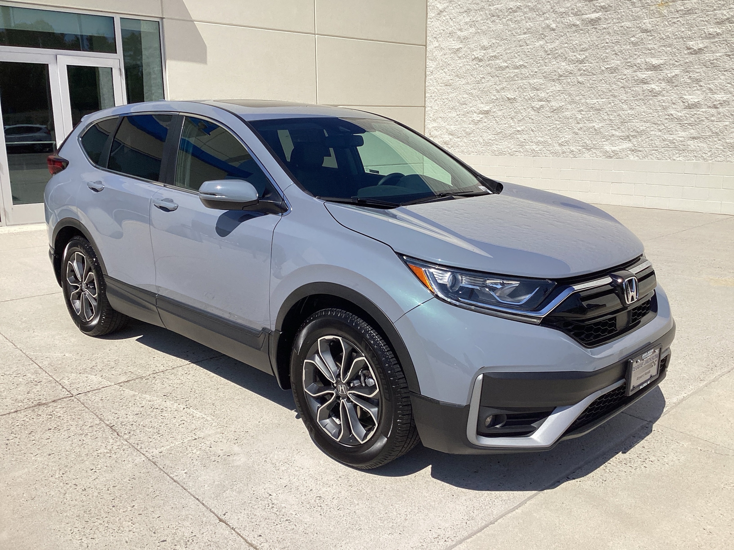Used 2021 Honda CR-V EX-L with VIN 7FARW1H89ME007658 for sale in Kansas City