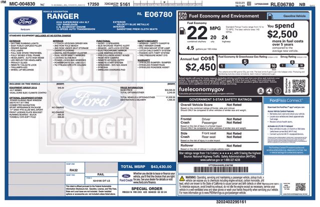 2024 Ford Ranger's photo