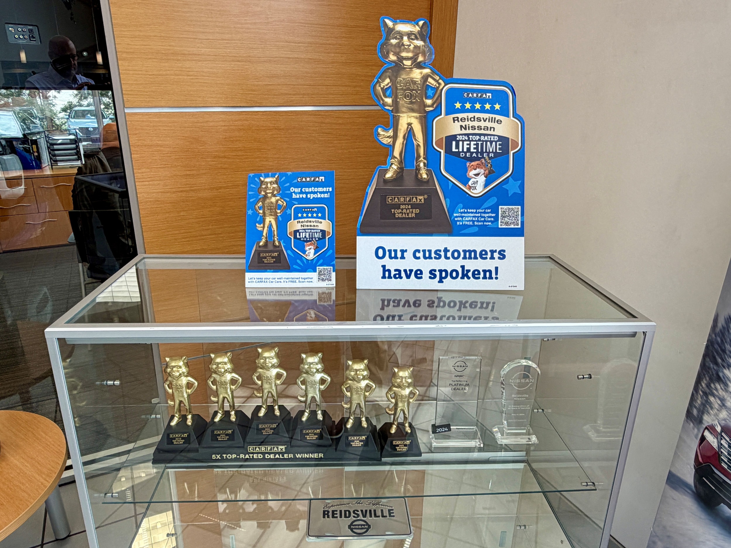 Reidsville Nissan Awards CARFAX Top Rated Dealer Since 2019