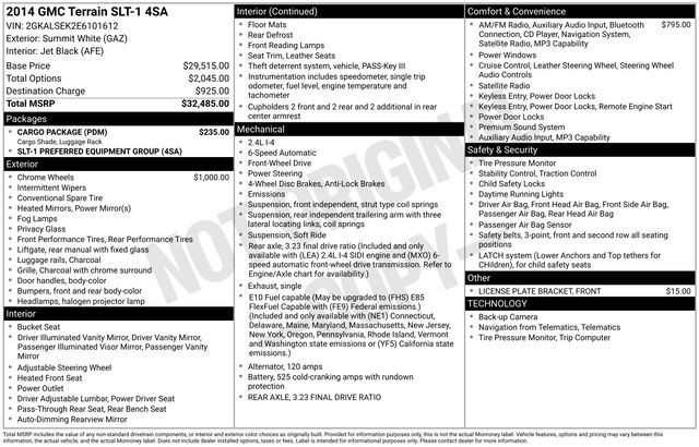 2014 GMC Terrain SLT-1