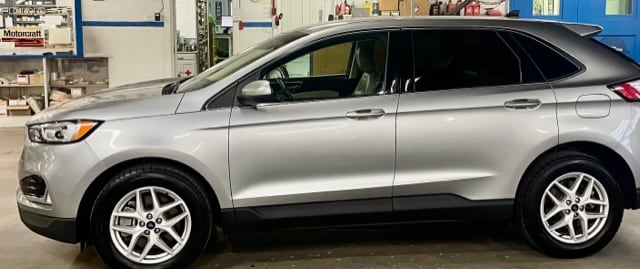 Certified 2021 Ford Edge SEL with VIN 2FMPK4J96MBA49233 for sale in Schuyler, NE