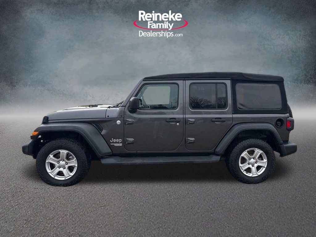 Used 2018 Jeep All-New Wrangler Unlimited Sport S with VIN 1C4HJXDG4JW141099 for sale in North Baltimore, OH