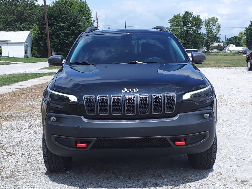 Used 2020 Jeep Cherokee Trailhawk with VIN 1C4PJMBN9LD594452 for sale in North Baltimore, OH