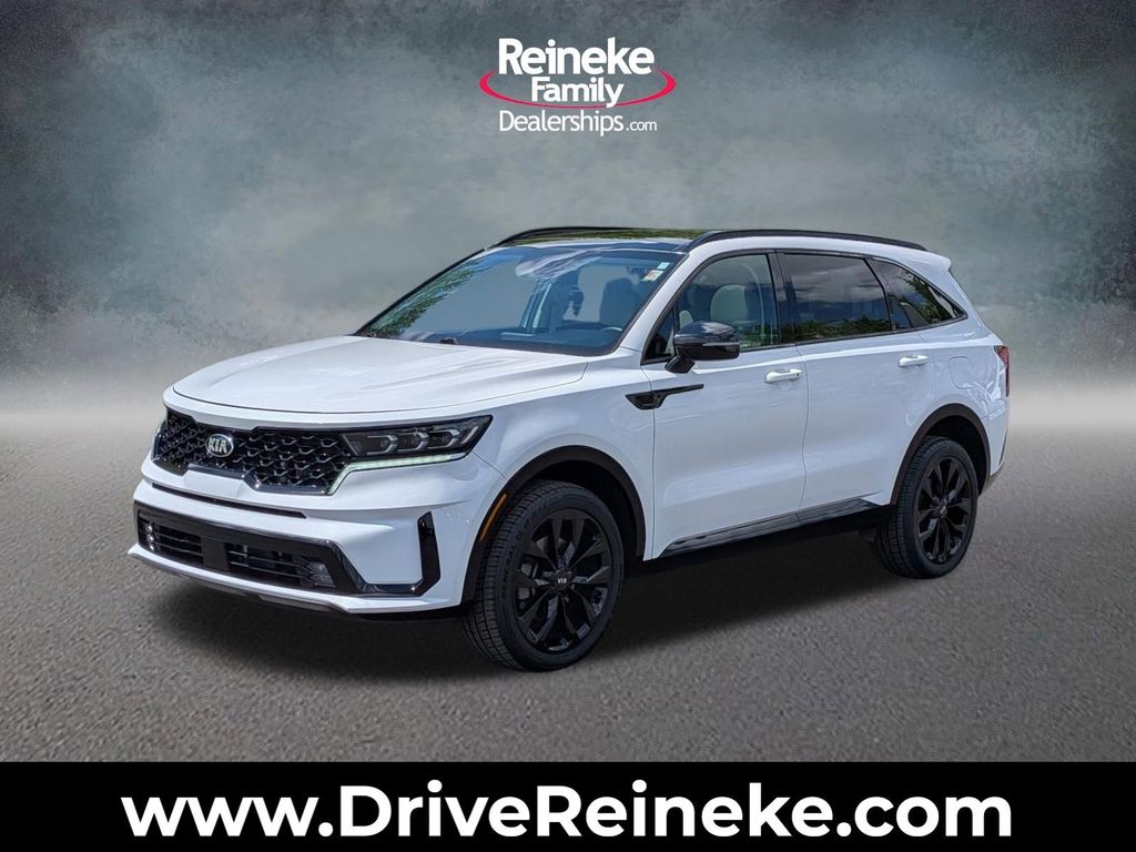 Glacial White Pearl 2021 Kia Sorento SX AWD SUV / Crossover All-Wheel Drive 8-Speed Dual Clutch