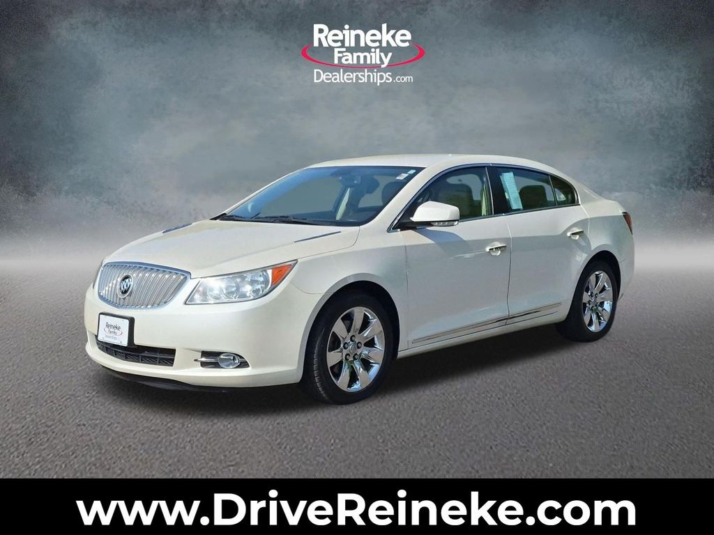 White Diamond Clearcoat 2012 Buick LaCrosse Sedan  6-Speed Automatic
