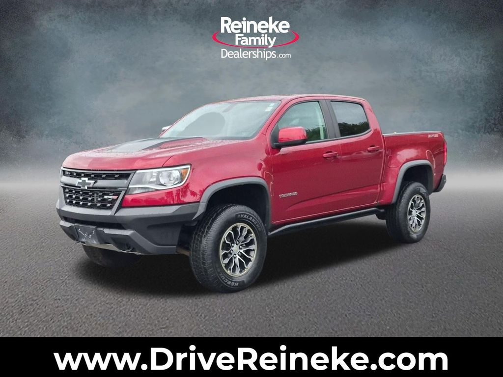 Cajun Red Tintcoat 2019 Chevrolet Colorado Pickup Truck Four-Wheel Drive 8-Speed Automatic