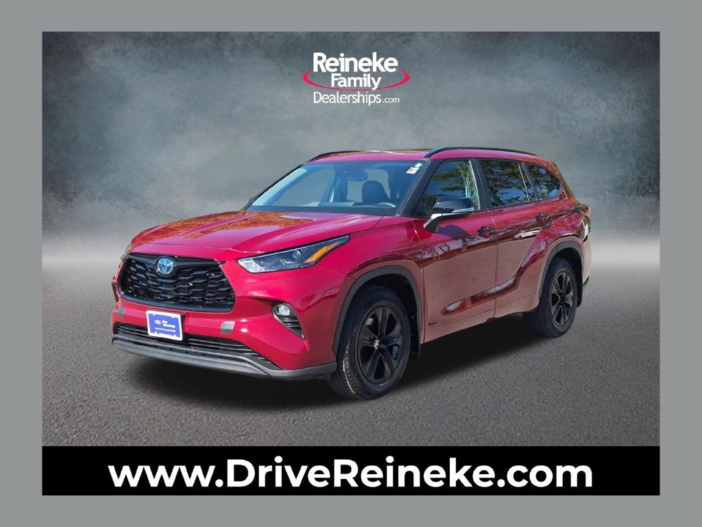 Red (Ruby Flare Pearl) 2024 Toyota Highlander Hybrid SUV / Crossover All-Wheel Drive Continuously Variable Transmission