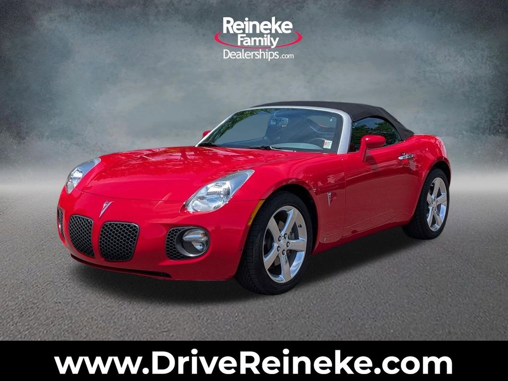 Aggressive (Victory Red) 2008 Pontiac Solstice GXP Convertible Rear-Wheel Drive 5-Speed Automatic