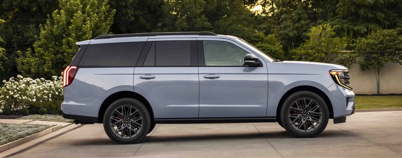 Grey 2025 Ford Expedition from the side
