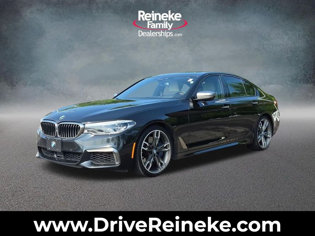 Black Sapphire Metallic 2018 BMW 5 Series Sedan All-Wheel Drive 8-Speed Automatic