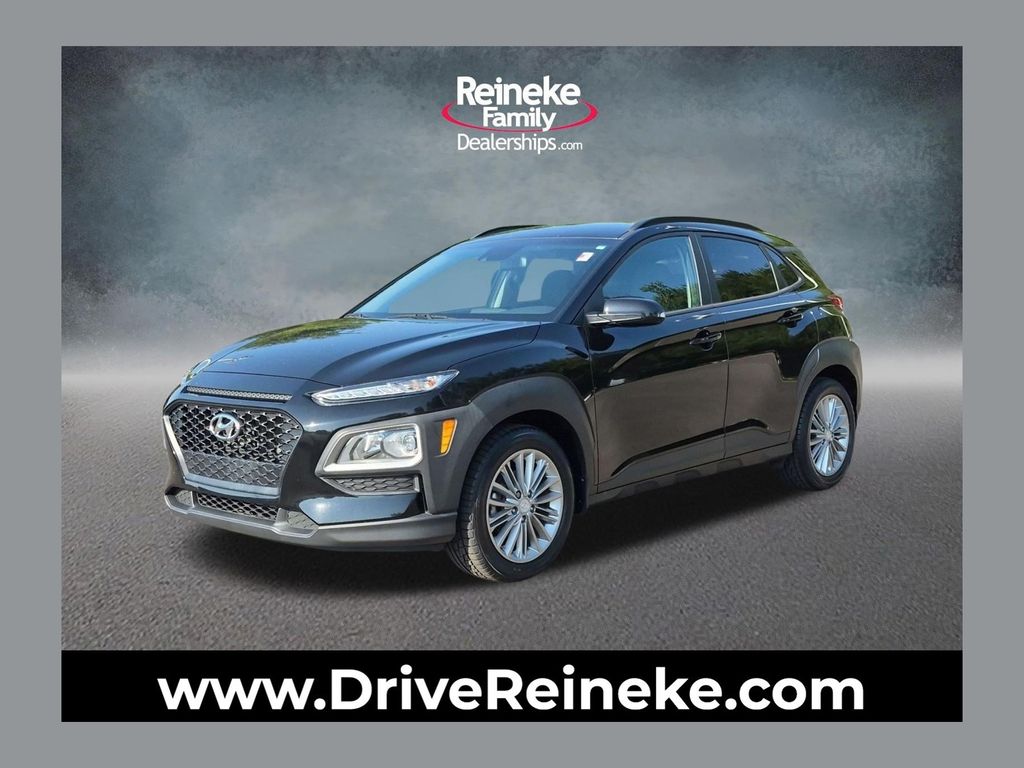 Ultra Black Pearl 2021 Hyundai Kona SUV / Crossover Front-Wheel Drive 6-Speed Automatic