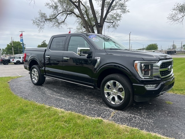 Used 2023 Ford F-150 Platinum with VIN 1FTFW1E87PFA31685 for sale in Fostoria, OH