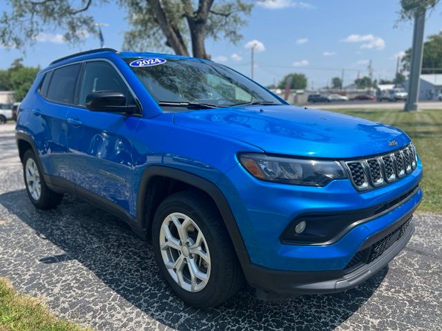 Used 2024 Jeep Compass Latitude with VIN 3C4NJDBN6RT110151 for sale in North Baltimore, OH
