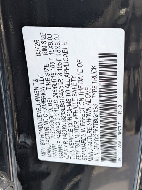 2026 Honda Ridgeline TrailSport - Photo 25