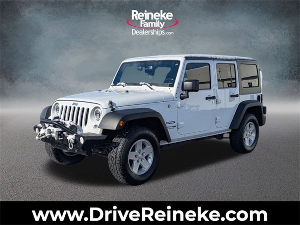 Used 2018 Jeep Wrangler JK Unlimited Sport 4x4 SUV