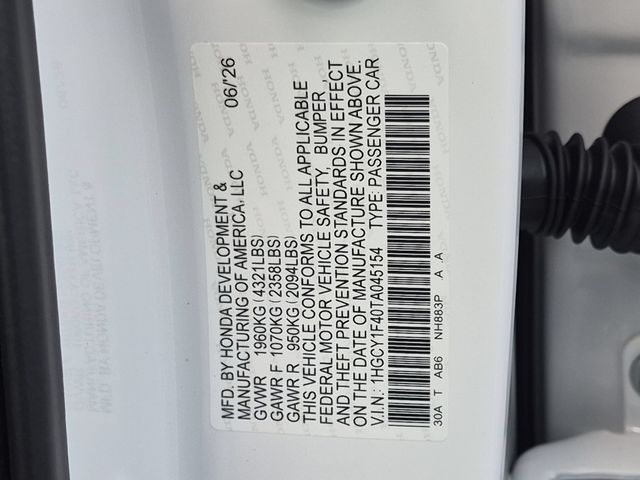 2026 Honda Accord SE - Photo 23