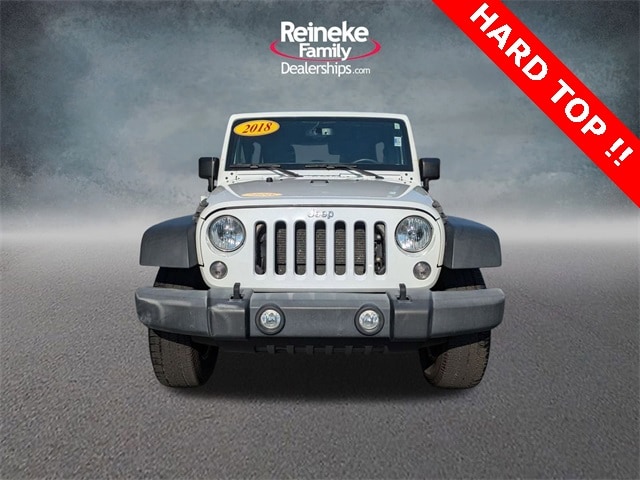 Used 2018 Jeep Wrangler JK Unlimited Sport S with VIN 1C4BJWDG0JL858441 for sale in Lima, OH