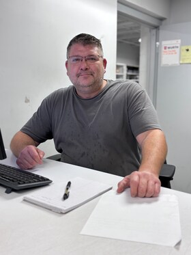 Staff member Chad Warren from ID_7d5214e8b429