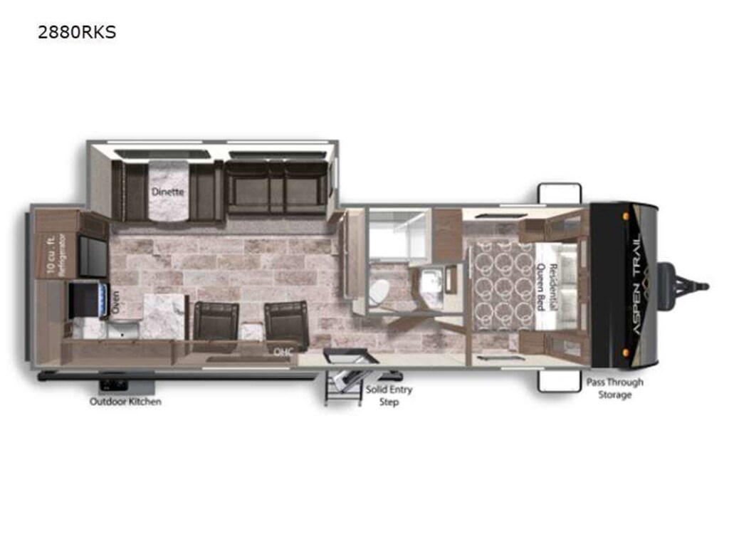 Used 2022 Dutchmen RV Aspen Trail 2880RKS