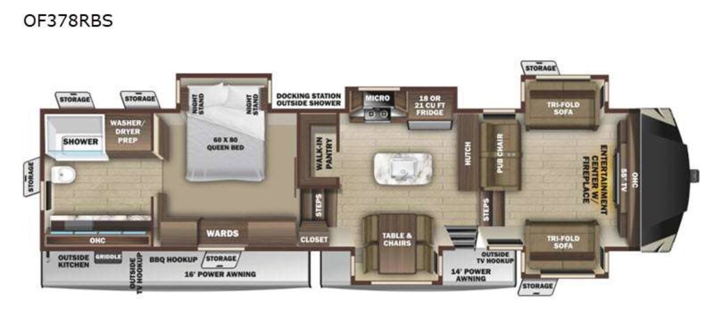Used 2020 Highland Ridge RV Open Range 378RBS