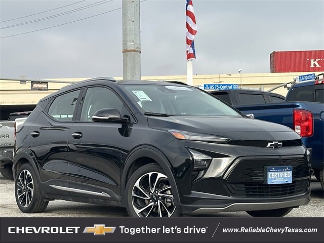 Certified 2023 Chevrolet Bolt EUV Premier with VIN 1G1FZ6S00P4123731 for sale in Richardson, TX