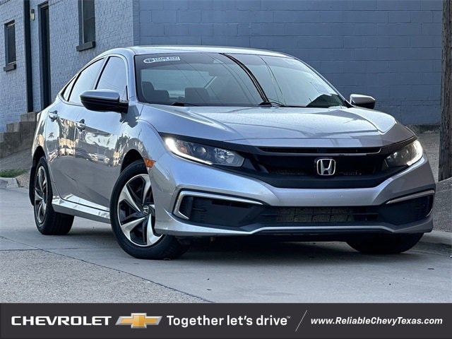 Used 2020 Honda Civic LX with VIN 2HGFC2F65LH579836 for sale in Richardson, TX