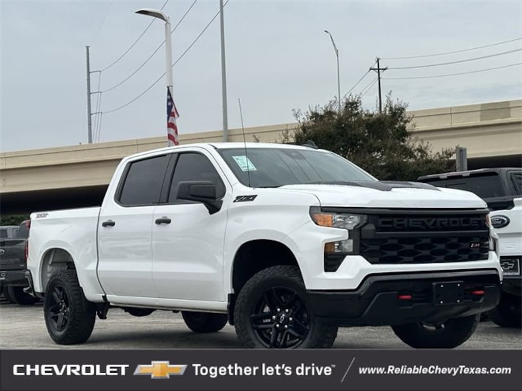 Certified 2024 Chevrolet Silverado 1500 Custom Trail Boss Truck Crew Cab