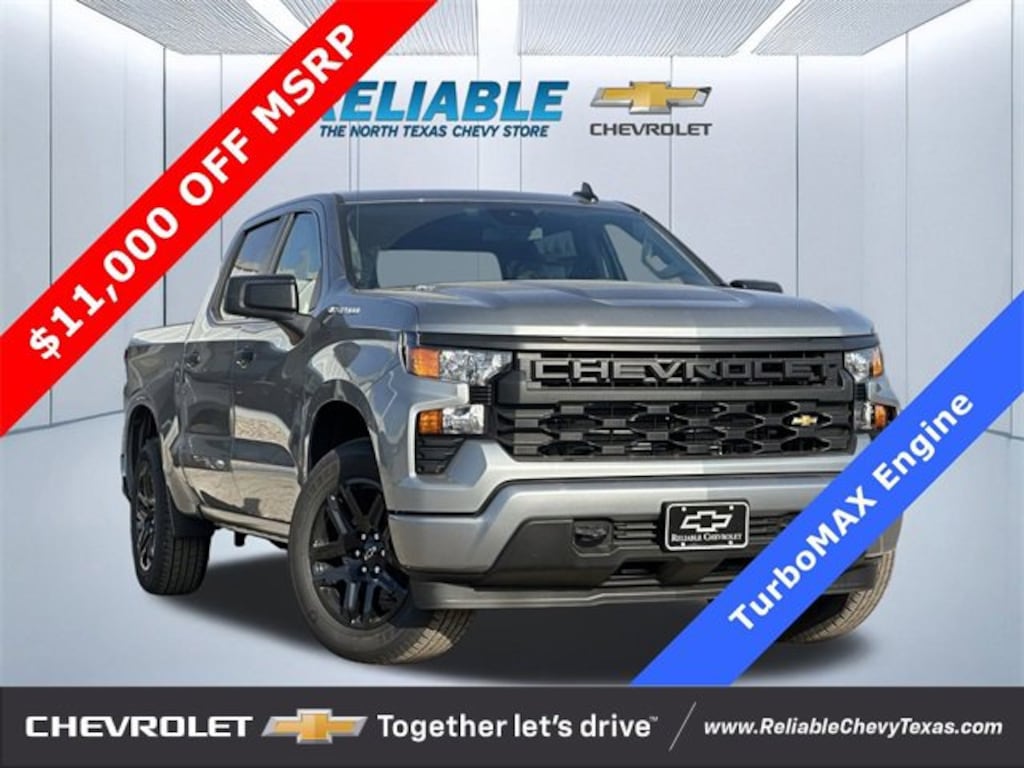 New 2026 Chevrolet Silverado 1500 Custom Truck Crew Cab