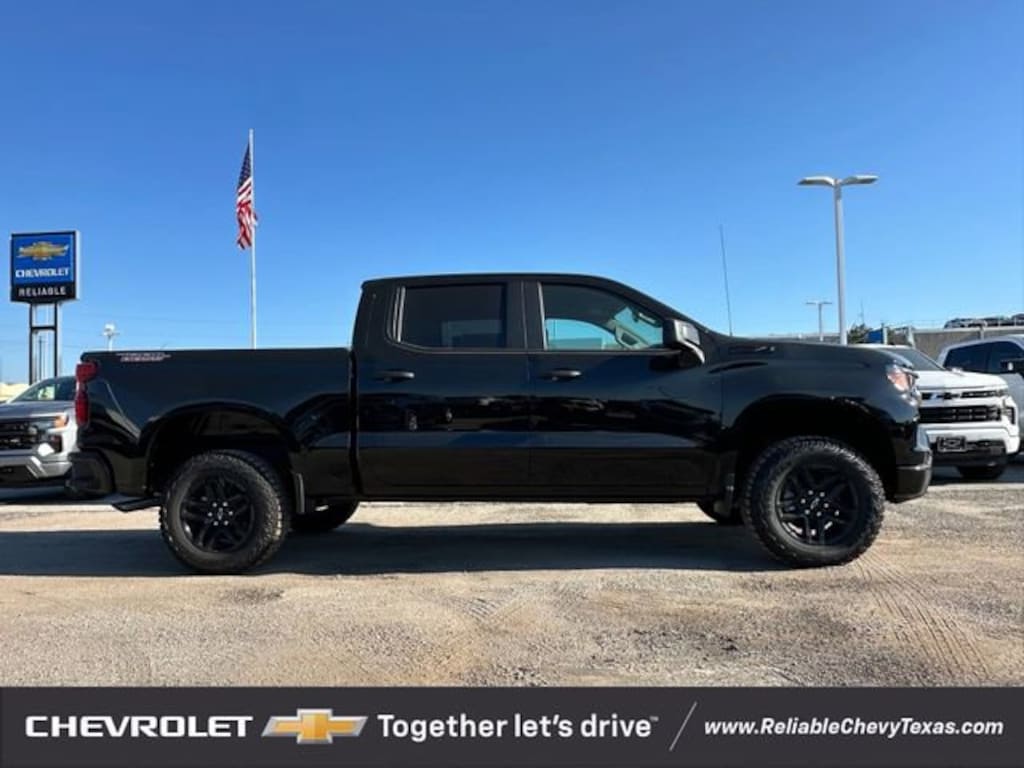 New 2026 Chevrolet Silverado 1500 Custom Trail Boss Truck Crew Cab