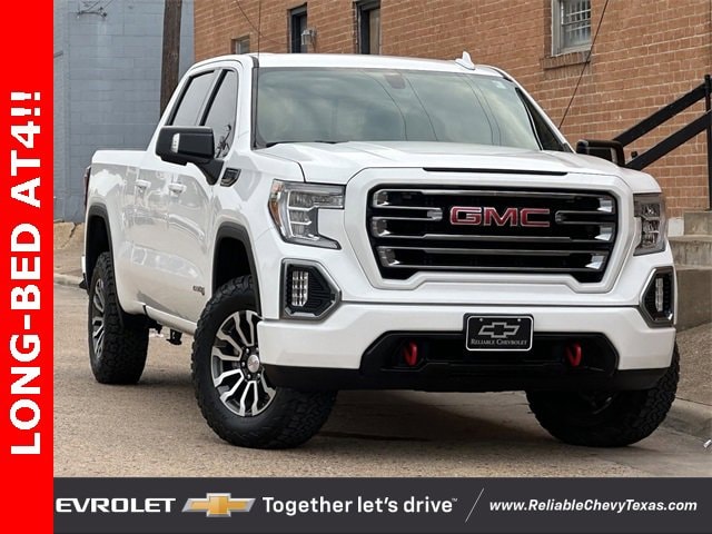 Used 2021 GMC Sierra 1500 AT4 with VIN 3GTU9EET4MG266436 for sale in Richardson, TX