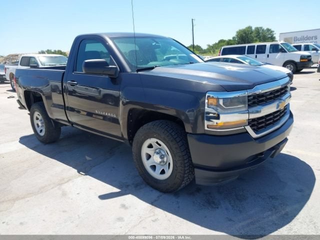 Gray (Tungsten Metallic) 2016 Chevrolet Silverado 1500 Pickup Truck Four-Wheel Drive 6-Speed Automatic Overdrive