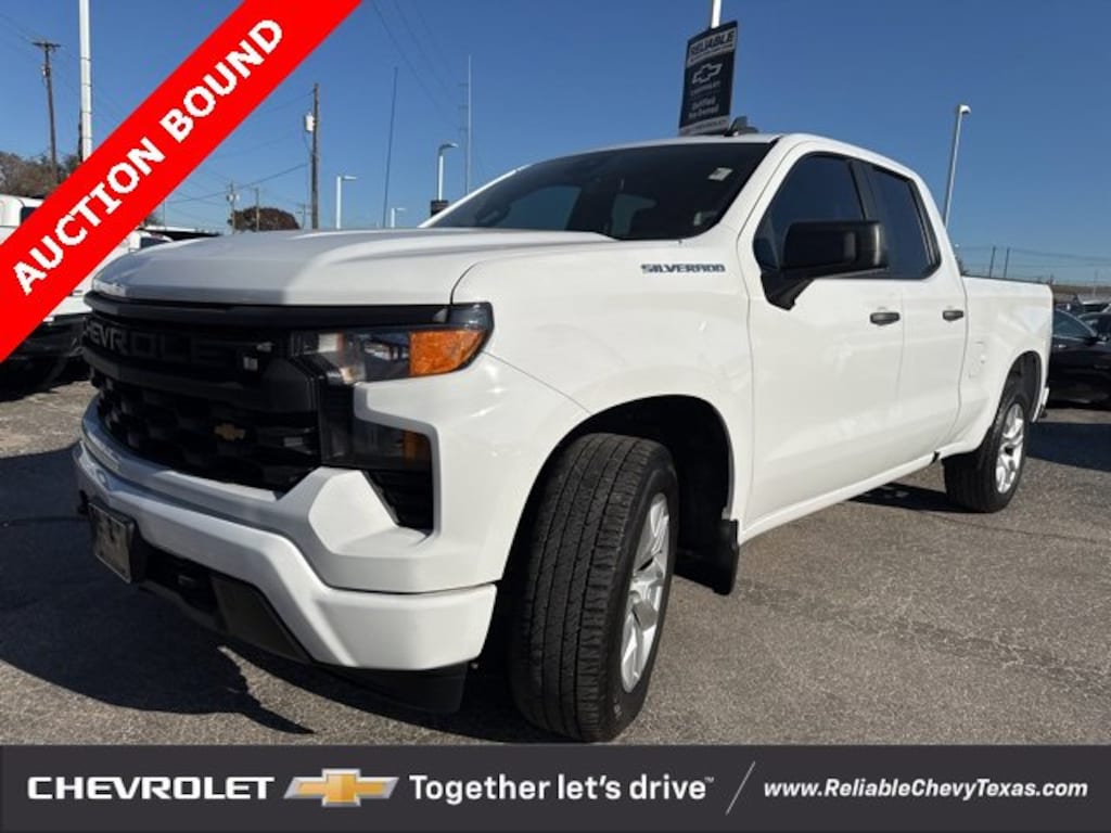 Used 2023 Chevrolet Silverado 1500 Custom Truck Double Cab