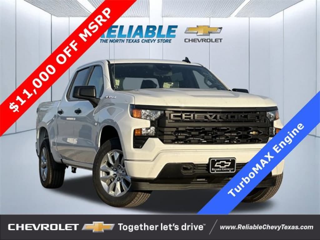 New 2026 Chevrolet Silverado 1500 Custom Truck Crew Cab