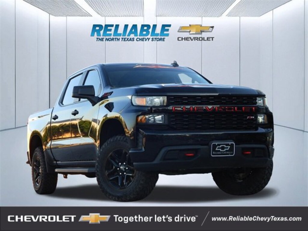 Used 2021 Chevrolet Silverado 1500 Custom Trail Boss Truck Crew Cab