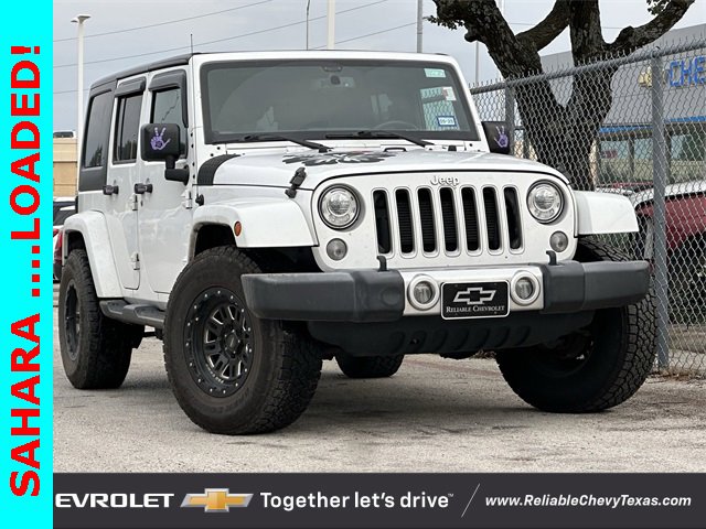 Used 2017 Jeep Wrangler Unlimited Sahara with VIN 1C4BJWEGXHL506587 for sale in Richardson, TX