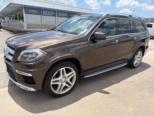 Used 2014 Mercedes-Benz GL-Class GL550 with VIN 4JGDF7DE2EA385590 for sale in Richardson, TX
