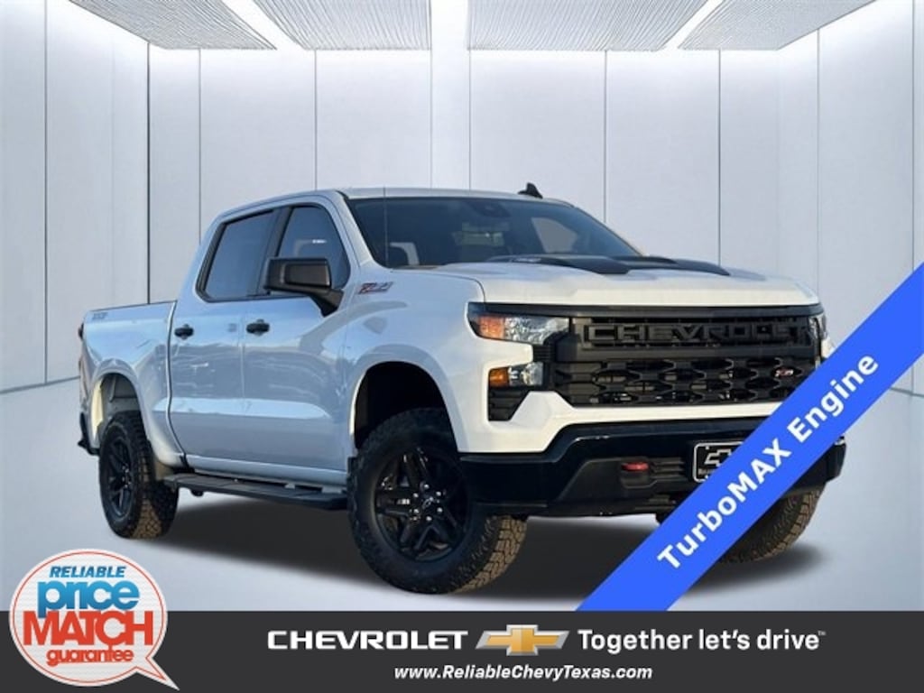 New 2026 Chevrolet Silverado 1500 Custom Trail Boss Truck Crew Cab