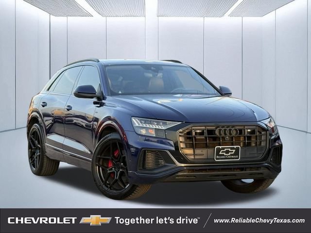 Blue 2019 Audi Q8 SUV / Crossover All-Wheel Drive 8-Speed Automatic