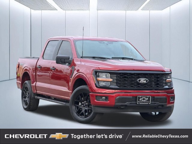 Red 2025 Ford F-150 Pickup Truck Four-Wheel Drive 10-Speed Automatic