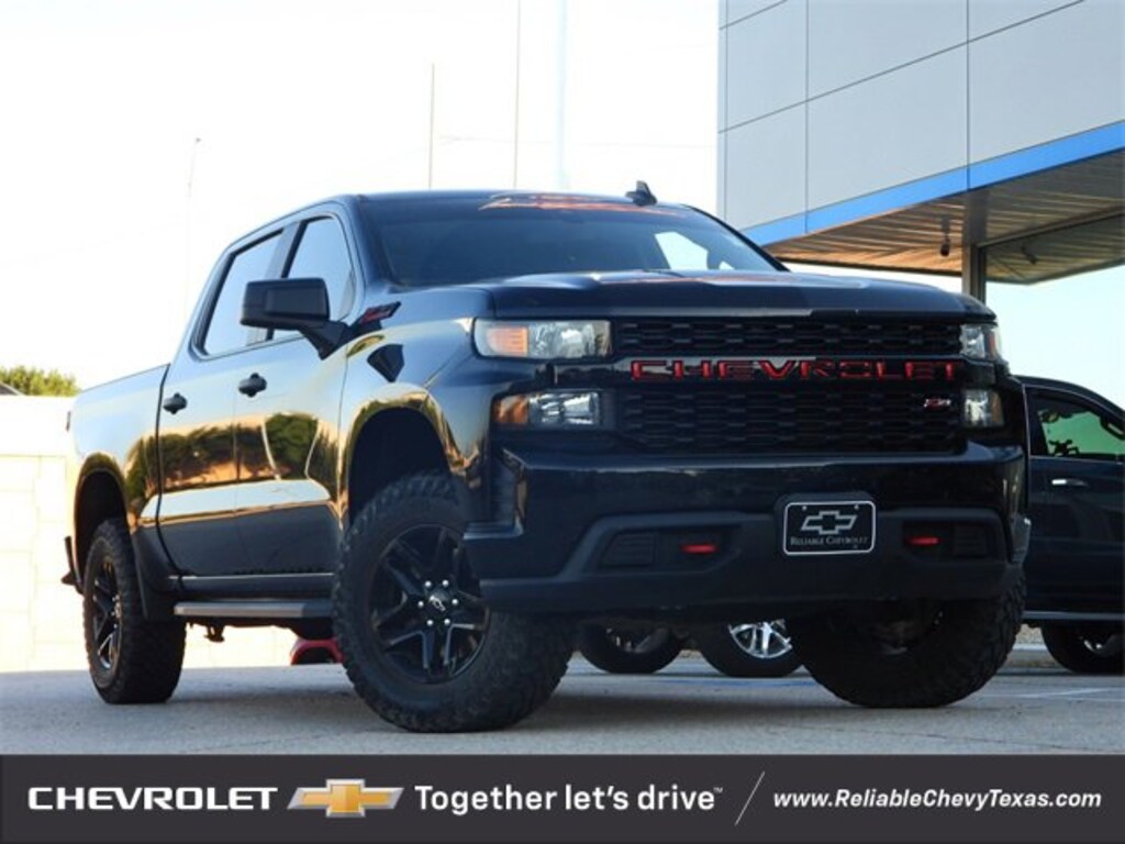 Used 2021 Chevrolet Silverado 1500 Custom Trail Boss Truck Crew Cab