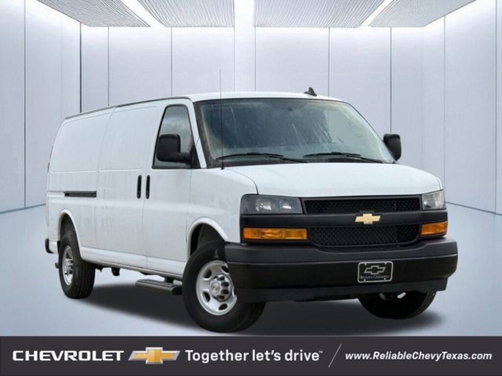Used 2024 Chevrolet Express Cargo 3500 WT Van Extended Cargo Van