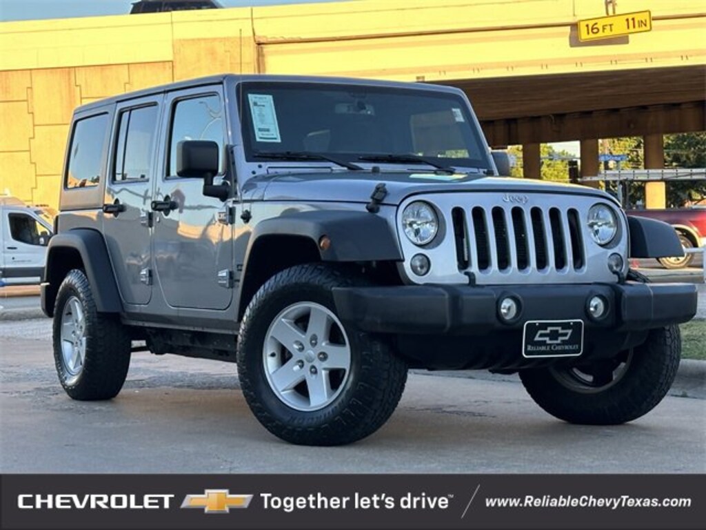 Used 2018 Jeep Wrangler JK Unlimited Sport S 4x4 SUV