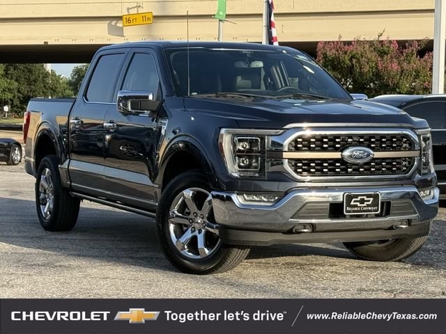 Gray 2021 Ford F-150 Pickup Truck Four-Wheel Drive 10-Speed Automatic