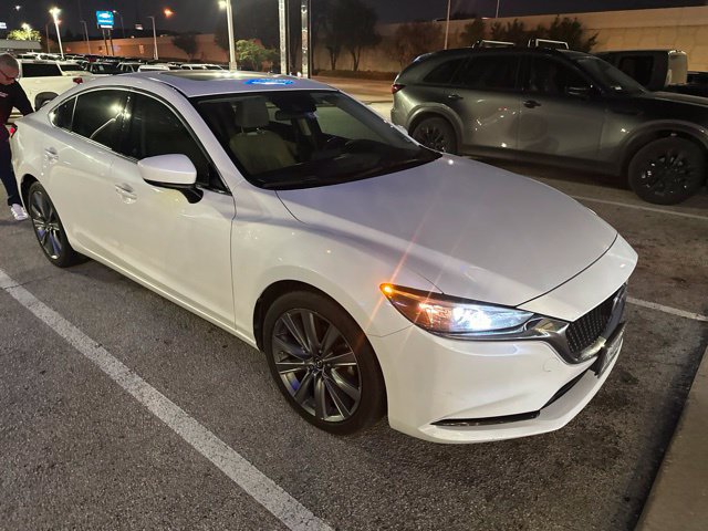 White 2020 Mazda MAZDA6 Sedan Front-Wheel Drive 6-Speed Automatic