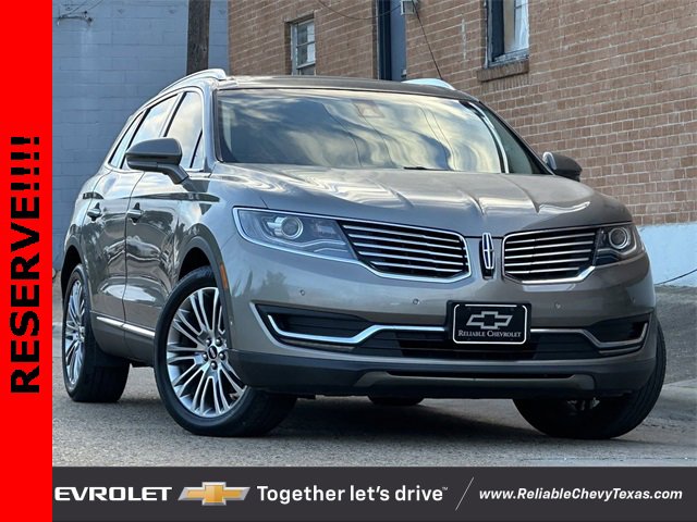 Used 2016 Lincoln MKX Reserve with VIN 2LMPJ6LR3GBL87094 for sale in Irving, TX