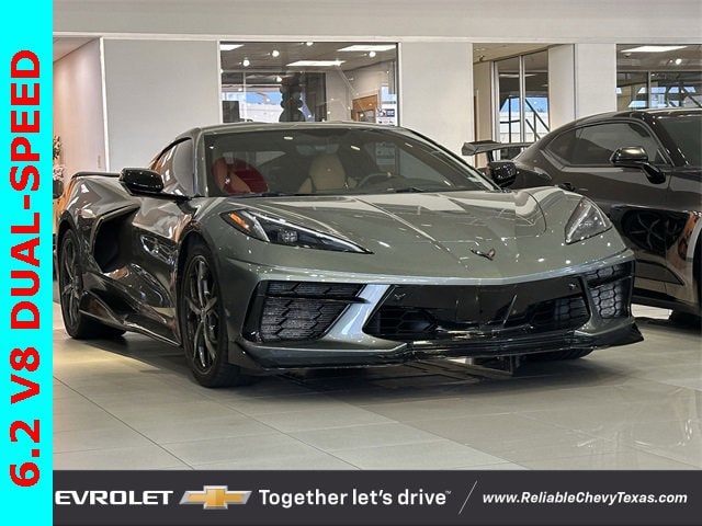 Certified 2022 Chevrolet Corvette 3LT with VIN 1G1YC2D49N5104024 for sale in Richardson, TX