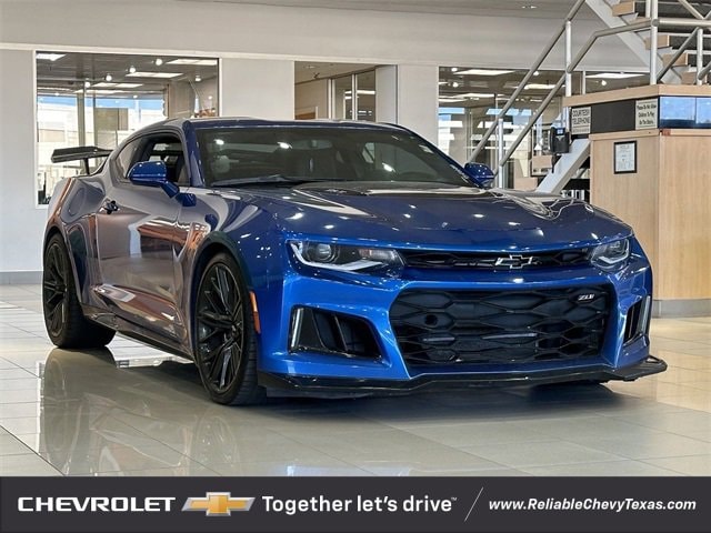 Used 2018 Chevrolet Camaro ZL1 with VIN 1G1FK1R67J0167340 for sale in Richardson, TX