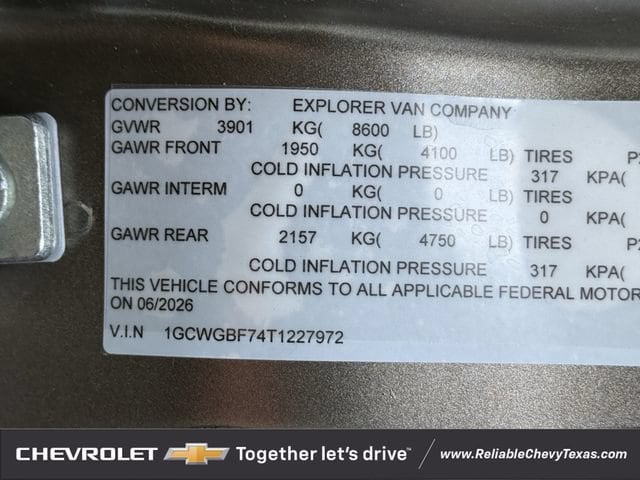 2026 Chevrolet Express Cargo Work Van - Photo 35
