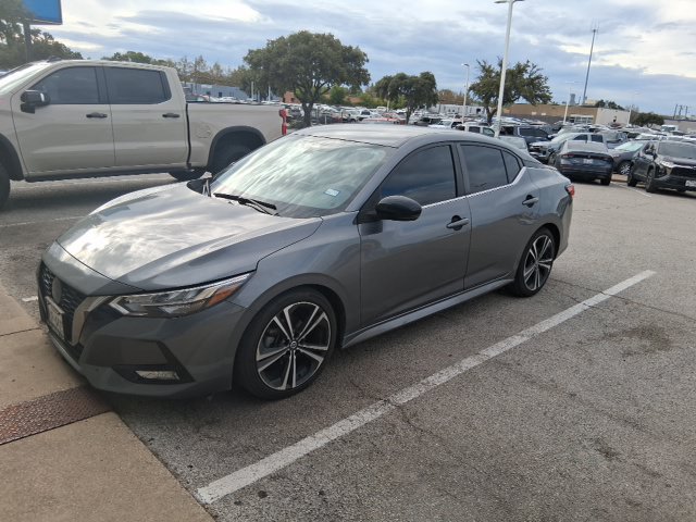 Used 2021 Nissan Sentra SR with VIN 3N1AB8DV5MY328208 for sale in Richardson, TX