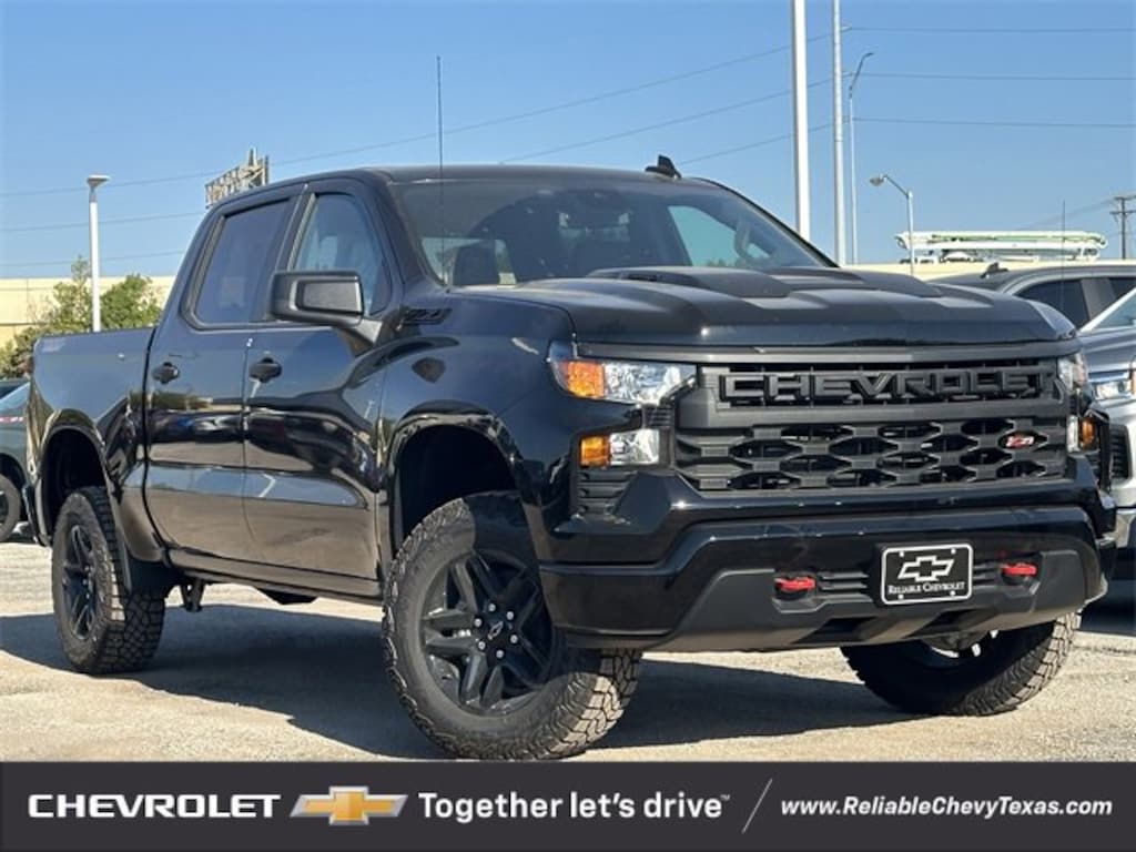 New 2026 Chevrolet Silverado 1500 Custom Trail Boss Truck Crew Cab